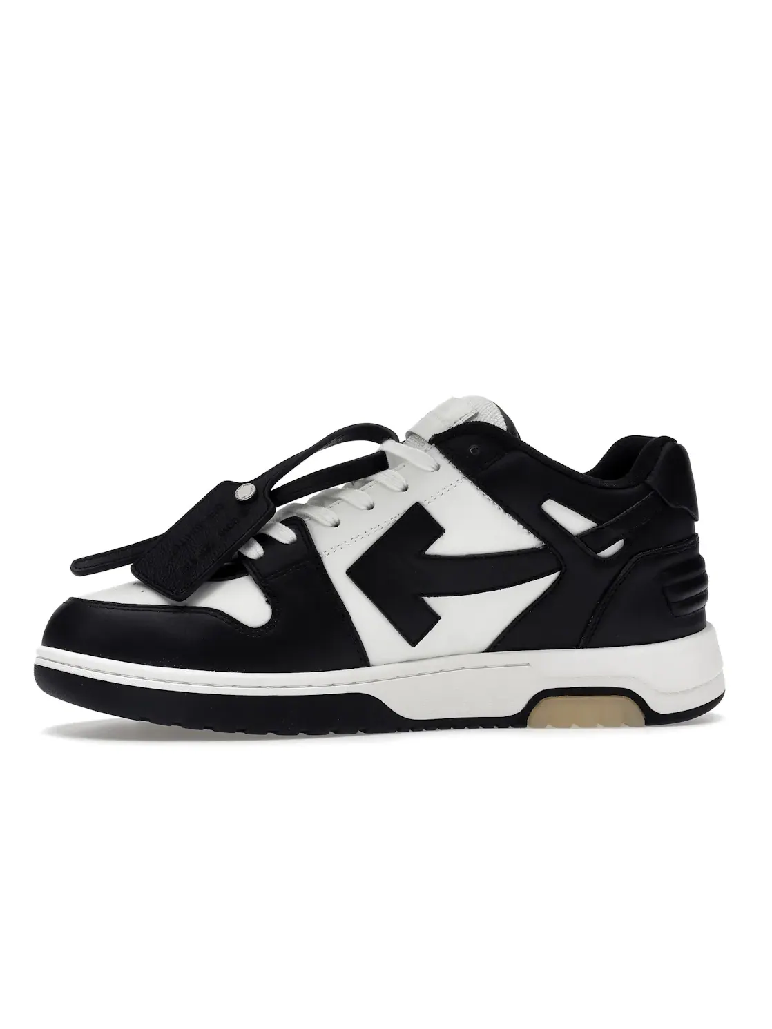Мужские кроссовки дизайнерские Out Of Office OOO Low Tops OFF-WHITE — изображение 3 из 4, белый/черный/белый