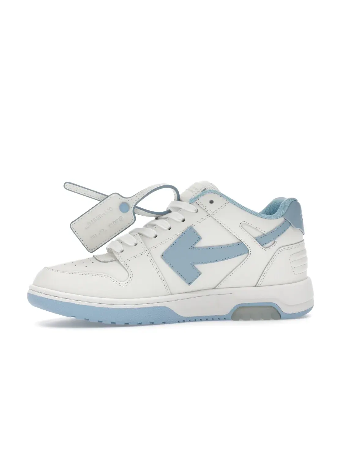 Мужские кроссовки с низким верхом OFF-WHITE Out Of Office OOO Low Tops OFF-WHITE — изображение 3 из 4, белый/светлый синий