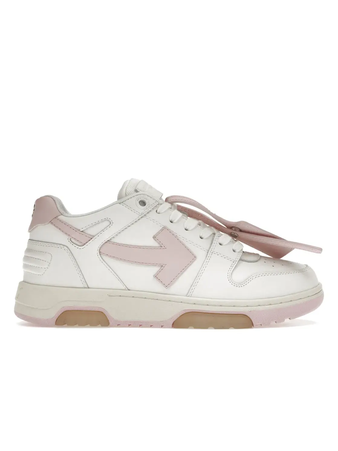 Женские кроссовки OOO Low Tops OFF-WHITE — изображение 1 из 4, белый/светлый розовый