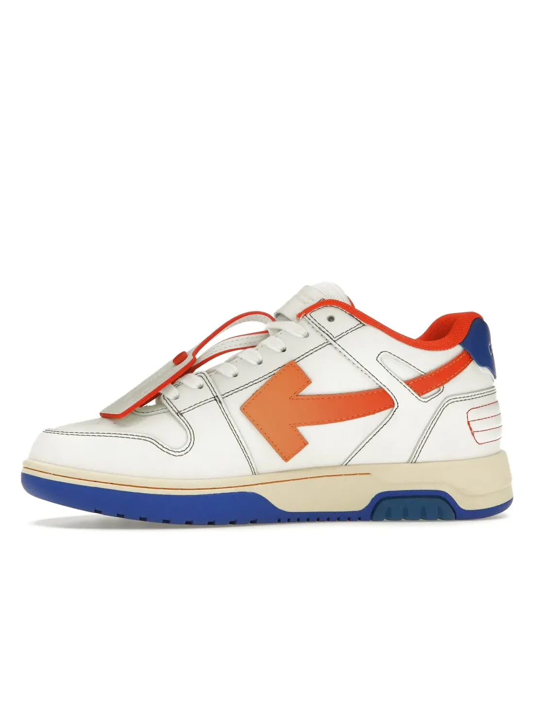 Мужские кроссовки с контрастной строчкой OFF-WHITE Out Of Office OOO Low Tops OFF-WHITE — изображение 3 из 4