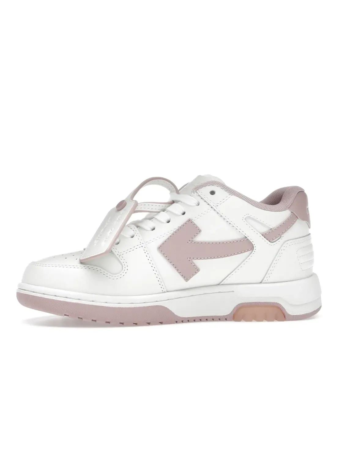 Женские кроссовки с низким верхом OFF-WHITE Out Of Office OOO Low Tops OFF-WHITE — изображение 3 из 4, белый/розовый