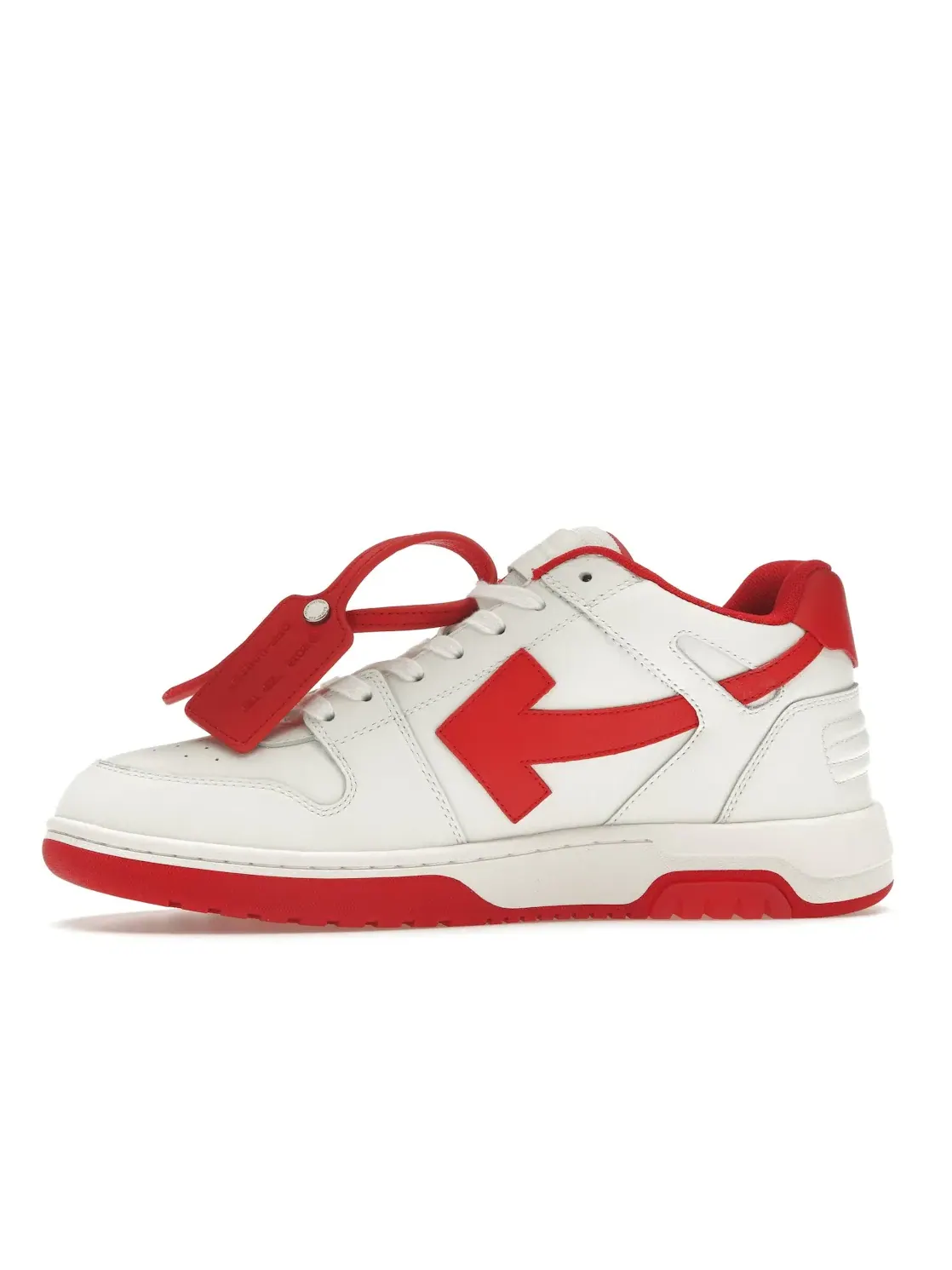 Мужские кроссовки с низким верхом OFF-WHITE Out Of Office OOO Low Tops OFF-WHITE — изображение 3 из 4, белый/красный