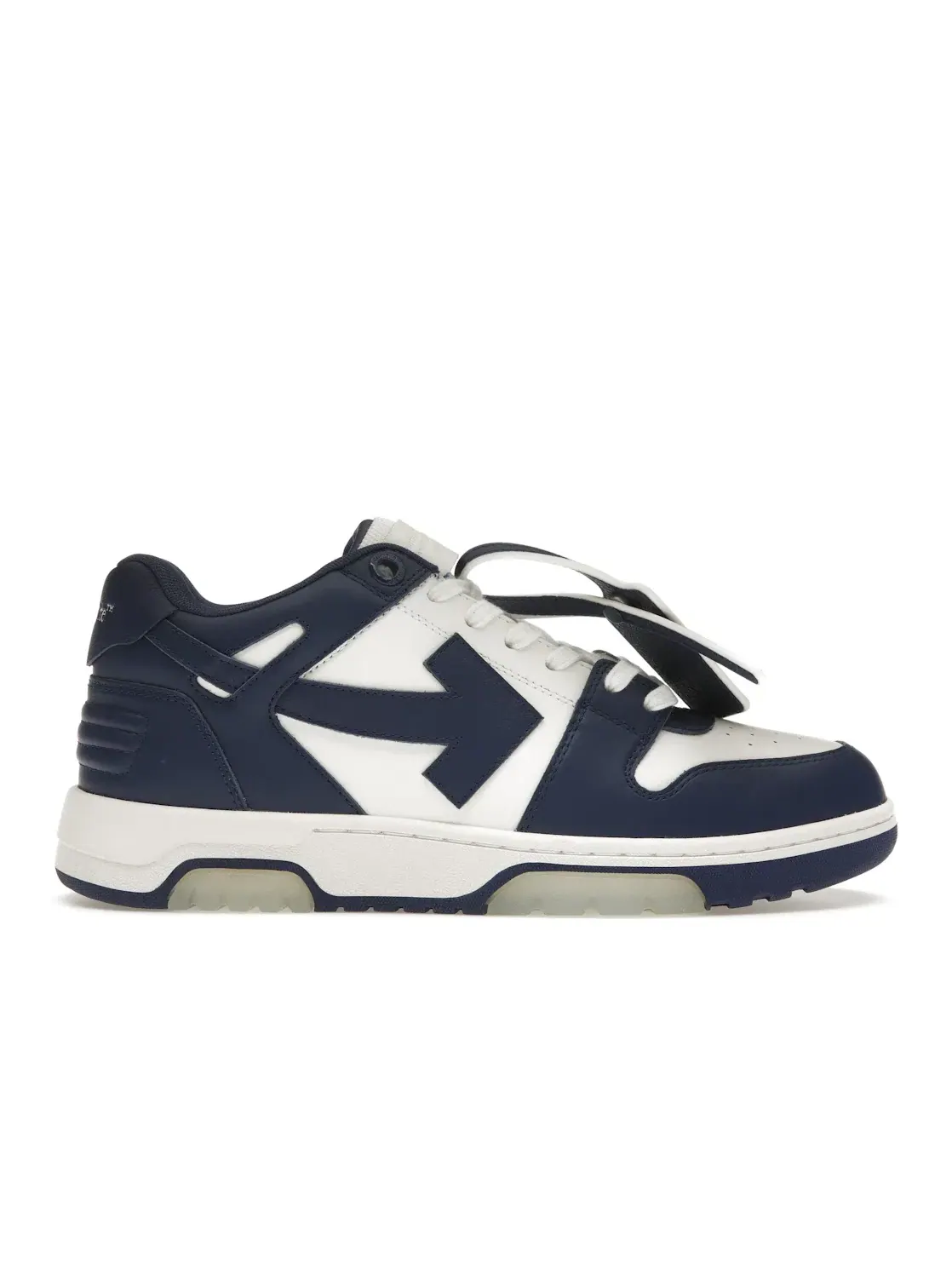 Мужские кроссовки с принтом Off-Out Of Office OOO Low Tops OFF-WHITE — изображение 1 из 3, белый/синий