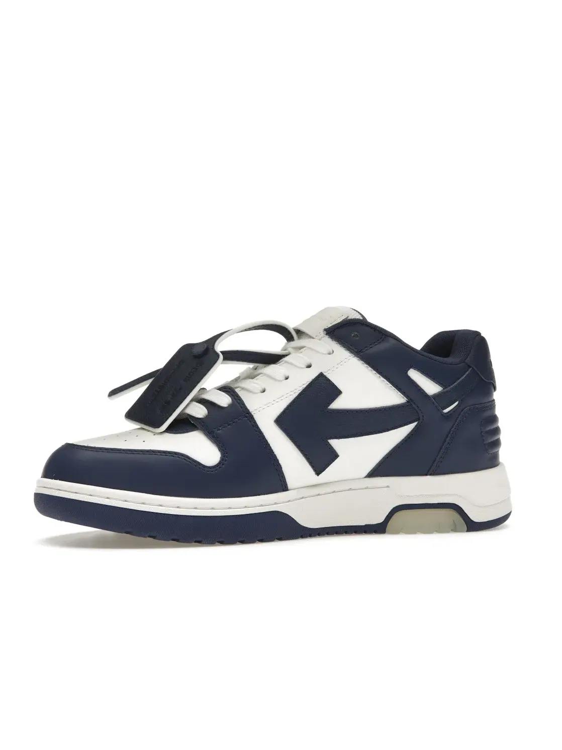 Мужские кроссовки с принтом Off-Out Of Office OOO Low Tops OFF-WHITE — изображение 3 из 3, белый/синий