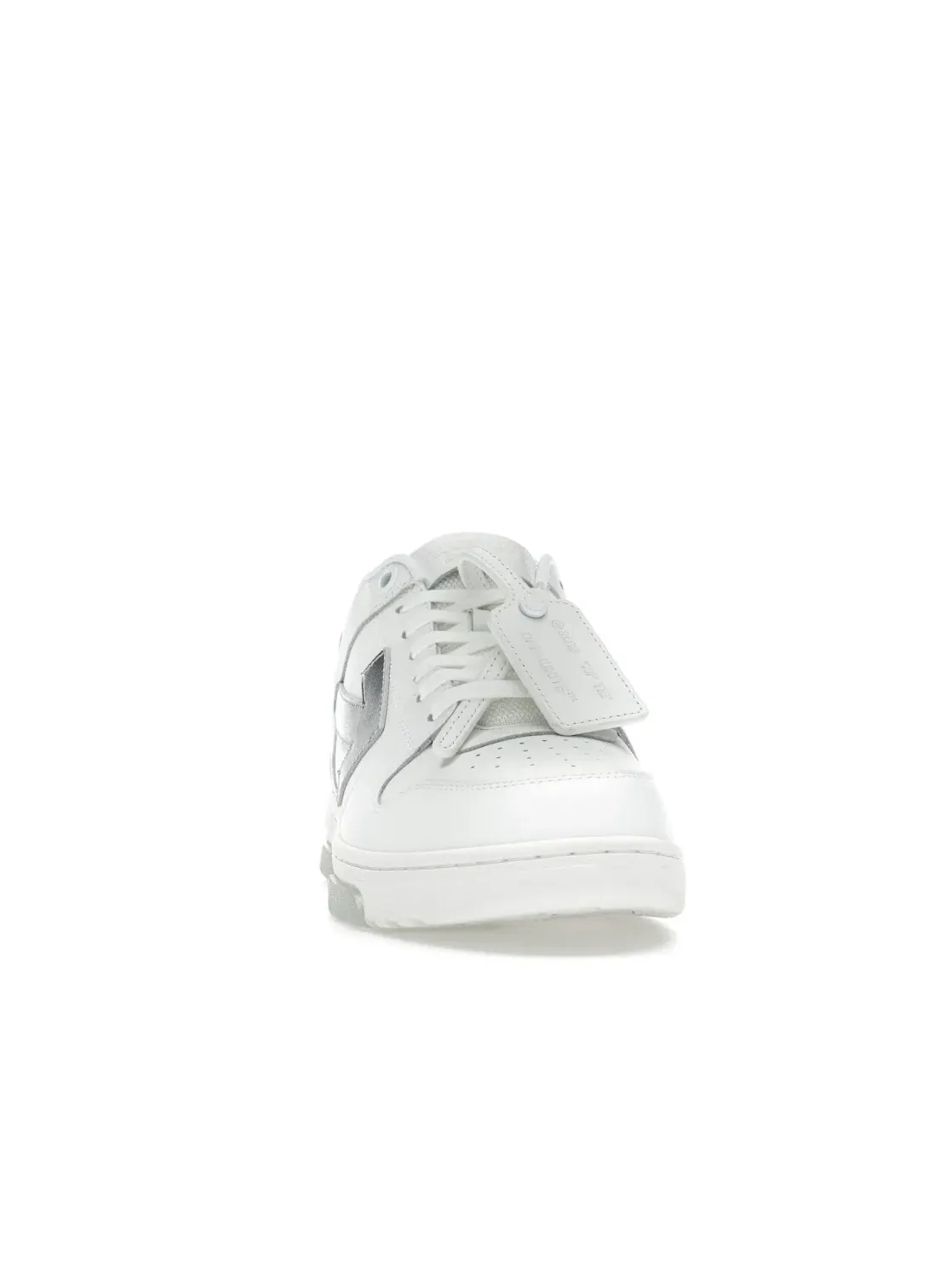 Мужские кроссовки с дизайном OFF-WHITE Out Of Office OOO Low Tops OFF-WHITE — изображение 2 из 4, белый серебристый