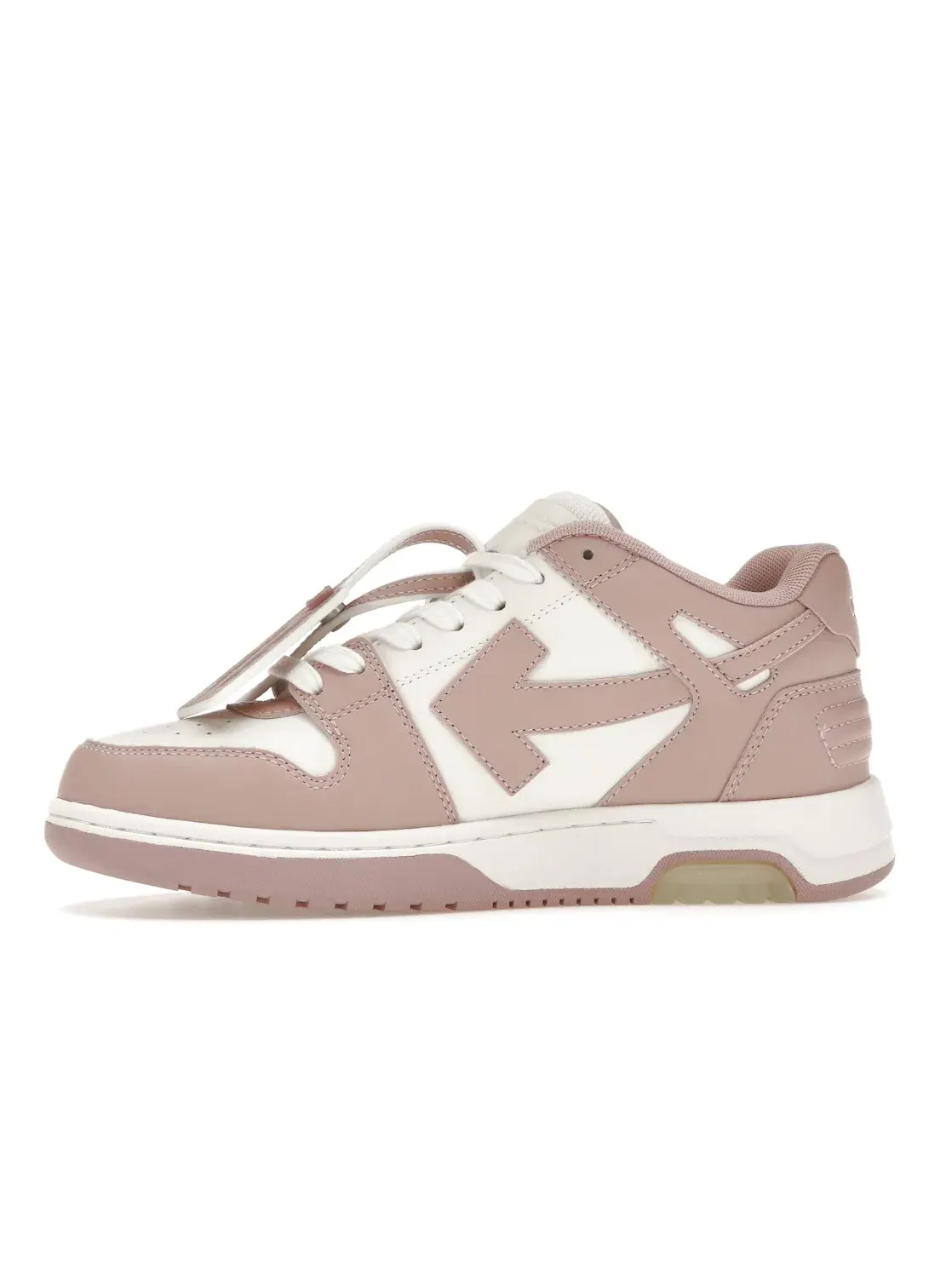Женские кроссовки с дизайном OFF-WHITE Out Of Office OOO OFF-WHITE — изображение 3 из 4, белый/розовый