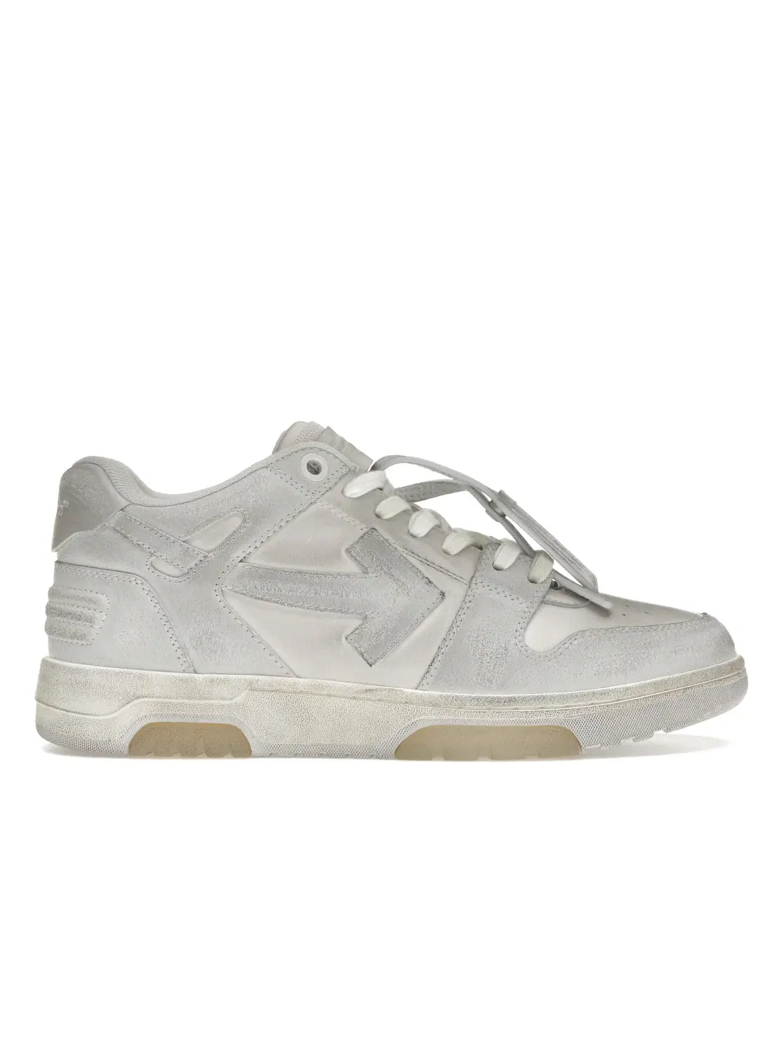 Мужские кеды с низким верхом OFF-WHITE Out Of Office OOO Vintage Low Tops OFF-WHITE — изображение 1 из 4, белый белый