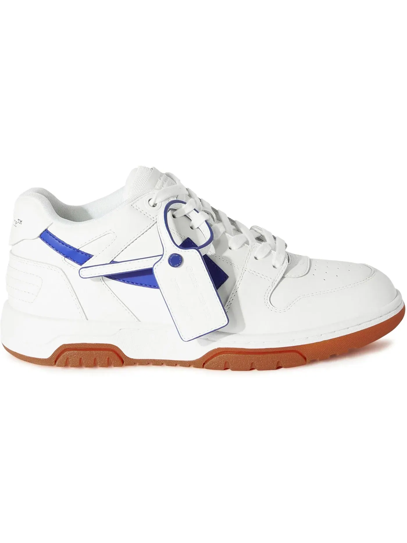 Мужские кроссовки с контрастными вставками OFF-WHITE Out Of Office OOO OFF-WHITE — изображение 1 из 1, белый/синий