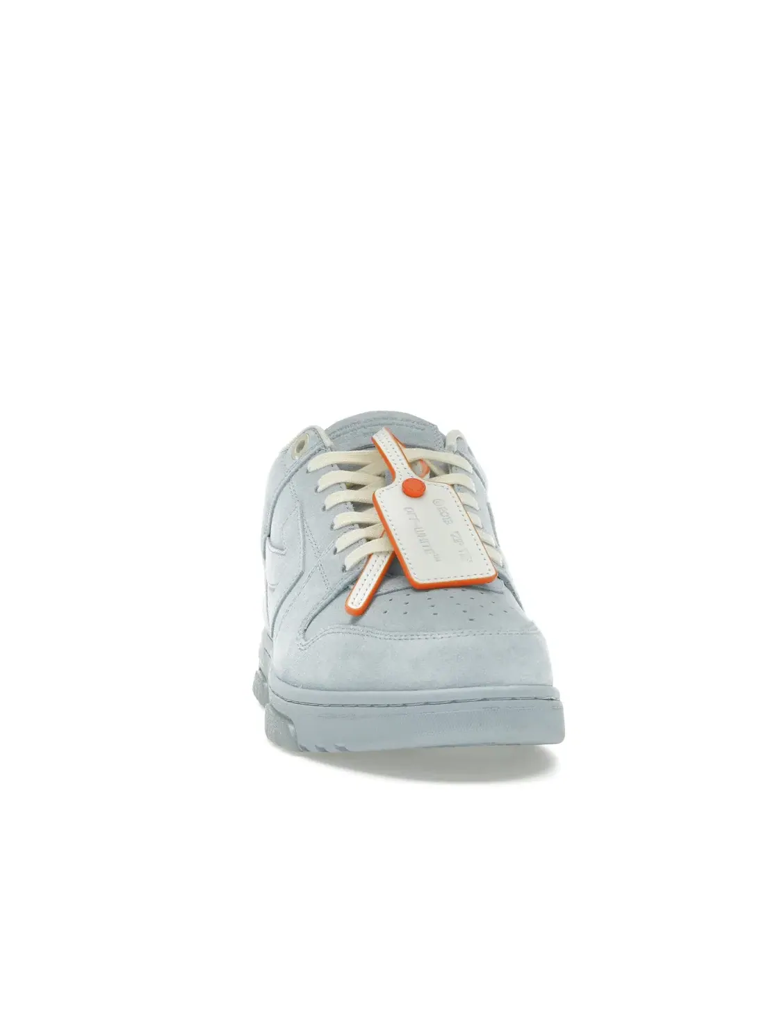 Мужские кроссовки из замши Out Of Office OFF-WHITE — изображение 2 из 4, светлый синий