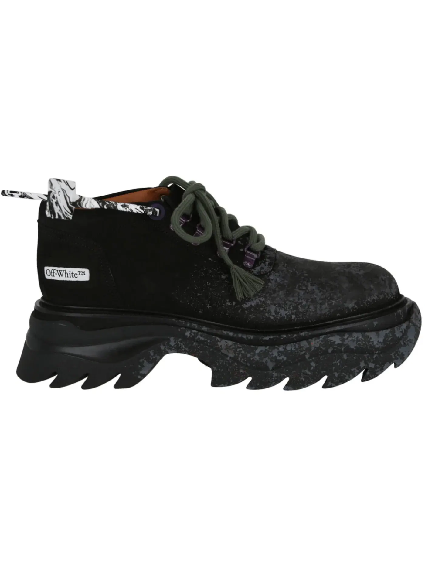 Мужские кроссовки с жесткой подошвой OFF-WHITE Rigid Sole Sneaker OFF-WHITE — изображение 1 из 1, черный/серый
