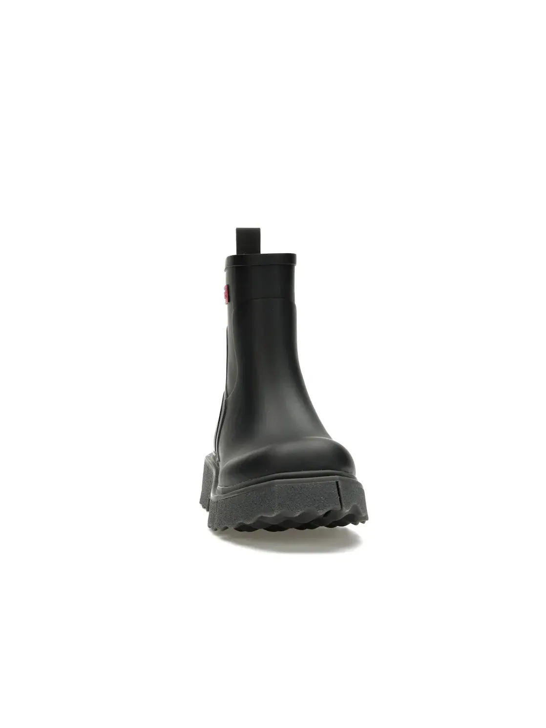 Мужские резиновые сапоги OFF-WHITE Rubber Rain Boot — изображение 2 из 4, черный/черный