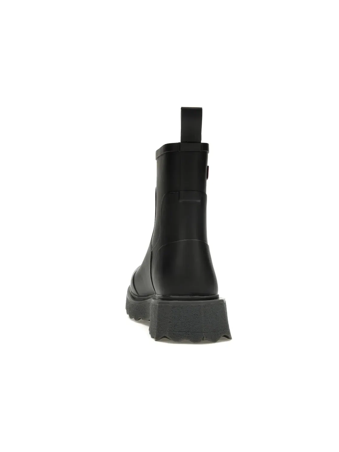 Мужские резиновые сапоги OFF-WHITE Rubber Rain Boot — изображение 4 из 4, черный/черный