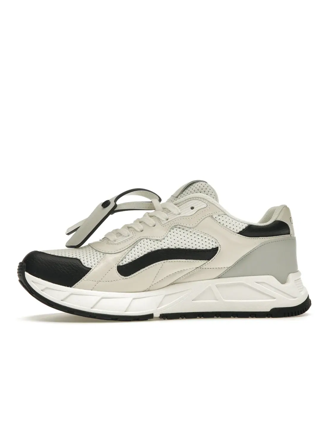Мужские кроссовки с дизайном OFF-WHITE Runner B OFF-WHITE — изображение 3 из 4, белый черный