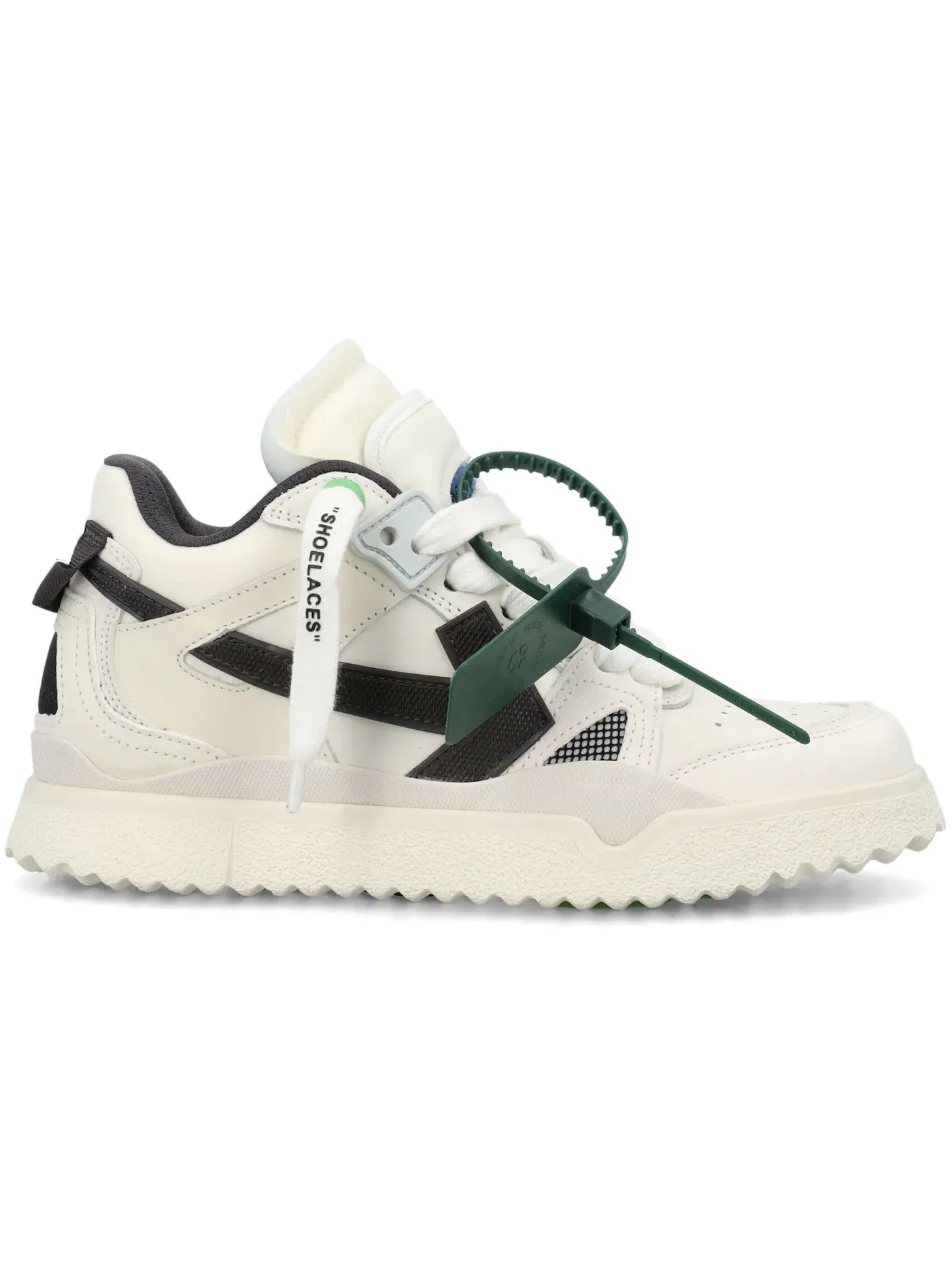 Женские кроссовки с принтом OFF-WHITE Sponge Mid Top OFF-WHITE — изображение 1 из 1, белый/черный