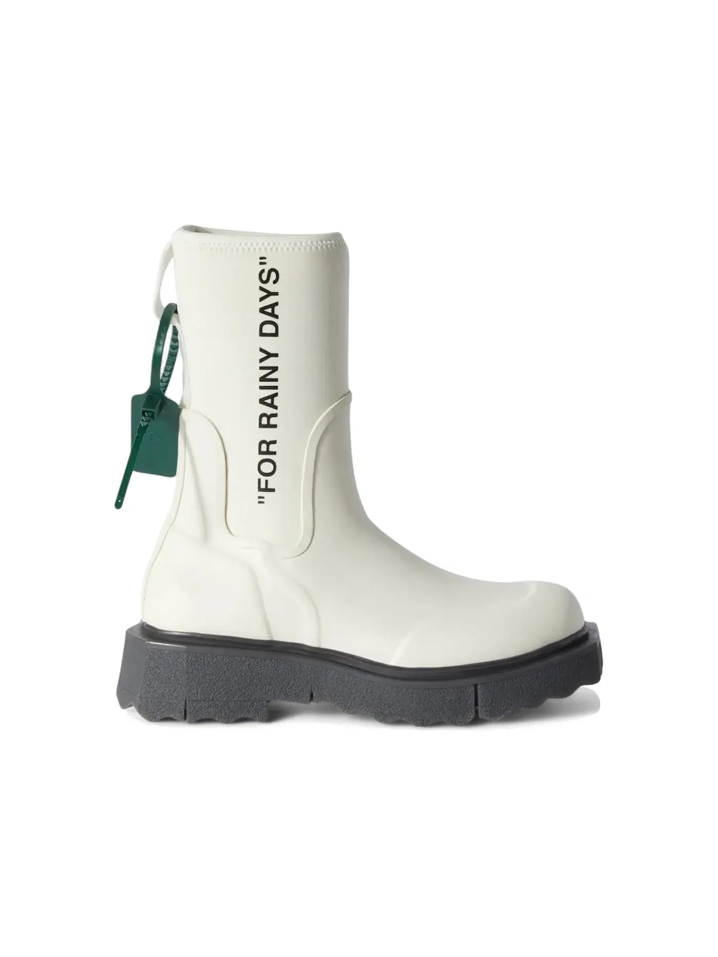 Женские резиновые сапоги с принтом OFF-WHITE Sponge Rubber Rain Boot
