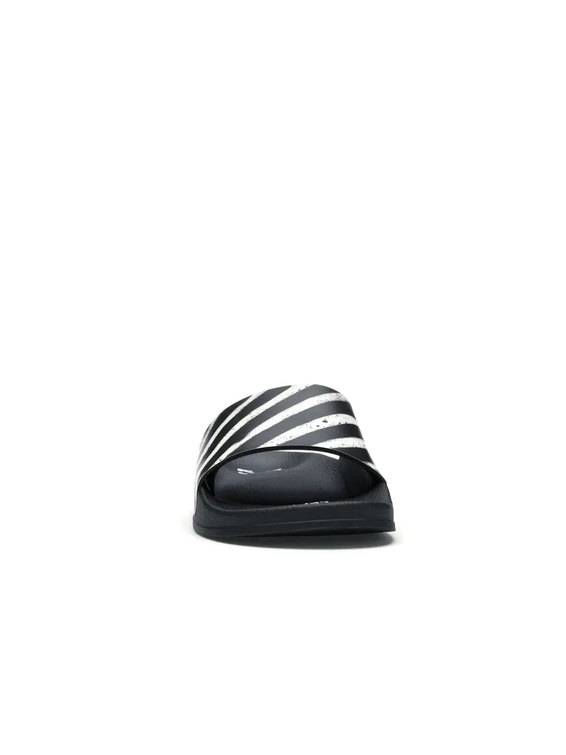 Мужские шлепанцы с принтом OFF-WHITE Spray Stripes Slider OFF-WHITE — изображение 2 из 4, черный/белый