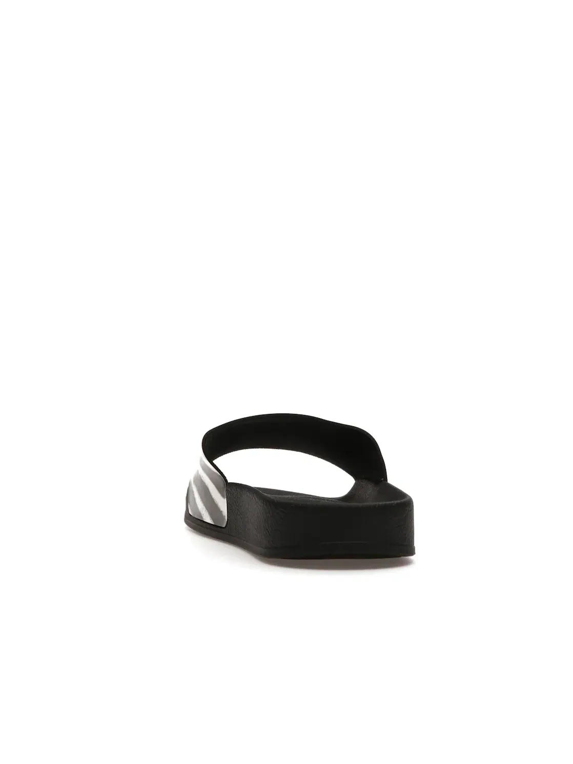 Мужские шлепанцы с принтом OFF-WHITE Spray Stripes Slides OFF-WHITE — изображение 4 из 4, черный