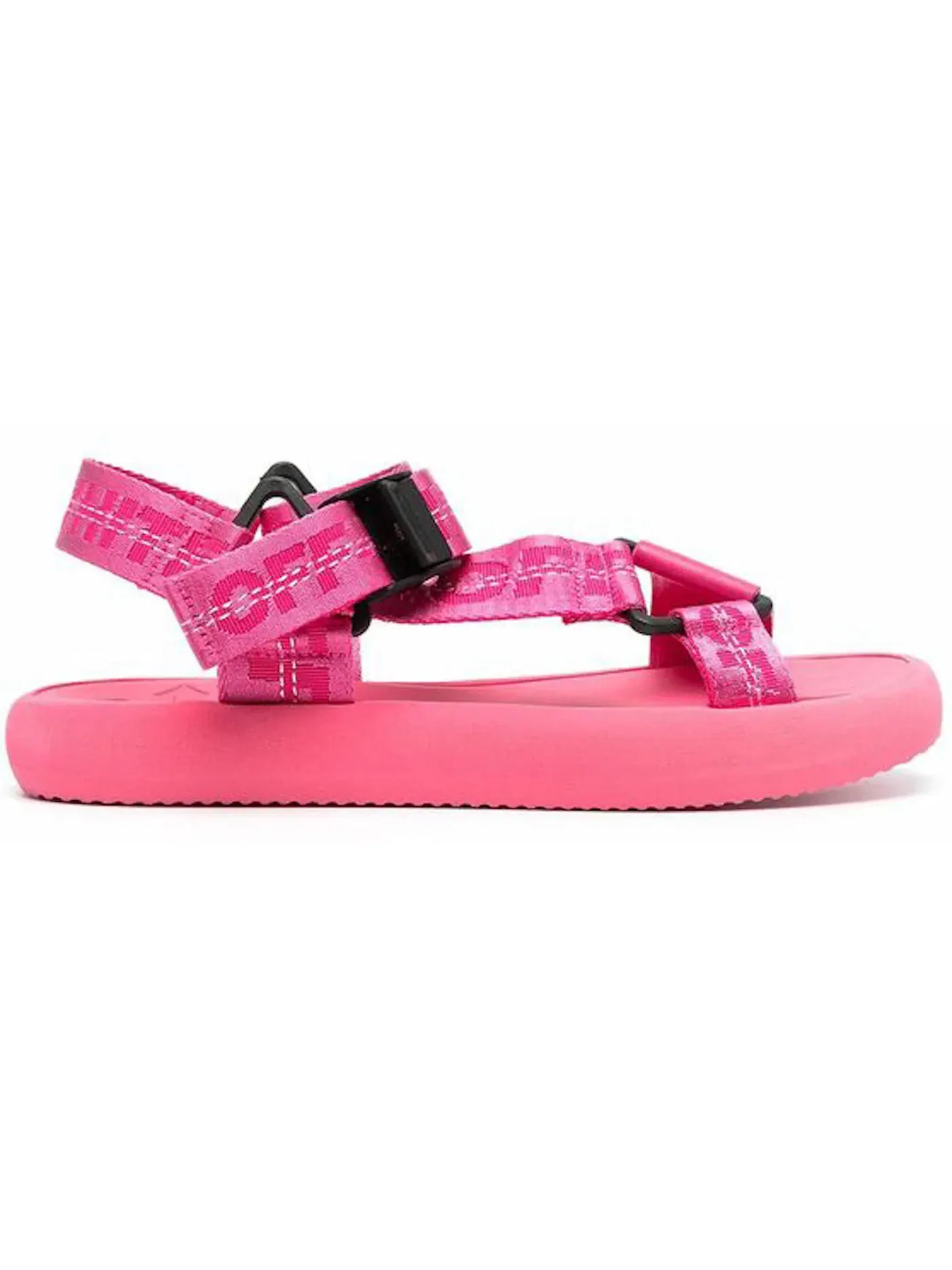 Женские сандалии с ремешками OFF-WHITE Trek Sandals — изображение 1 из 1, розовый