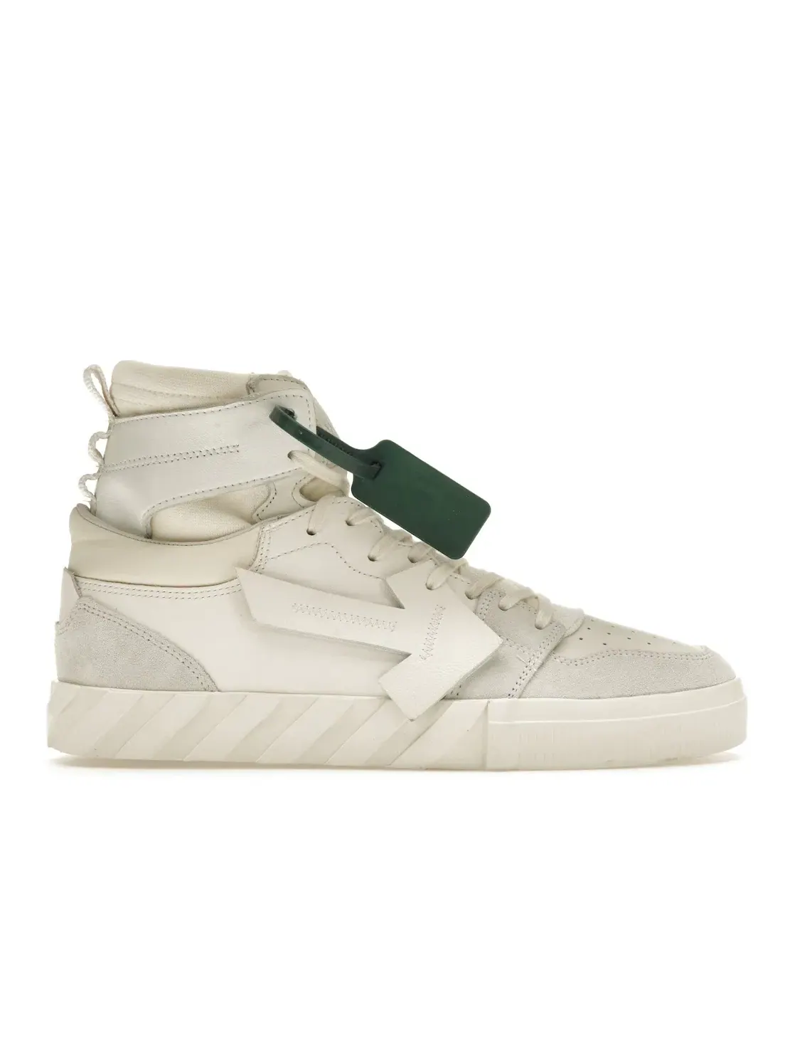Мужские кроссовки высокие OFF-WHITE Vulc High OFF-WHITE — изображение 1 из 4, белый/белый