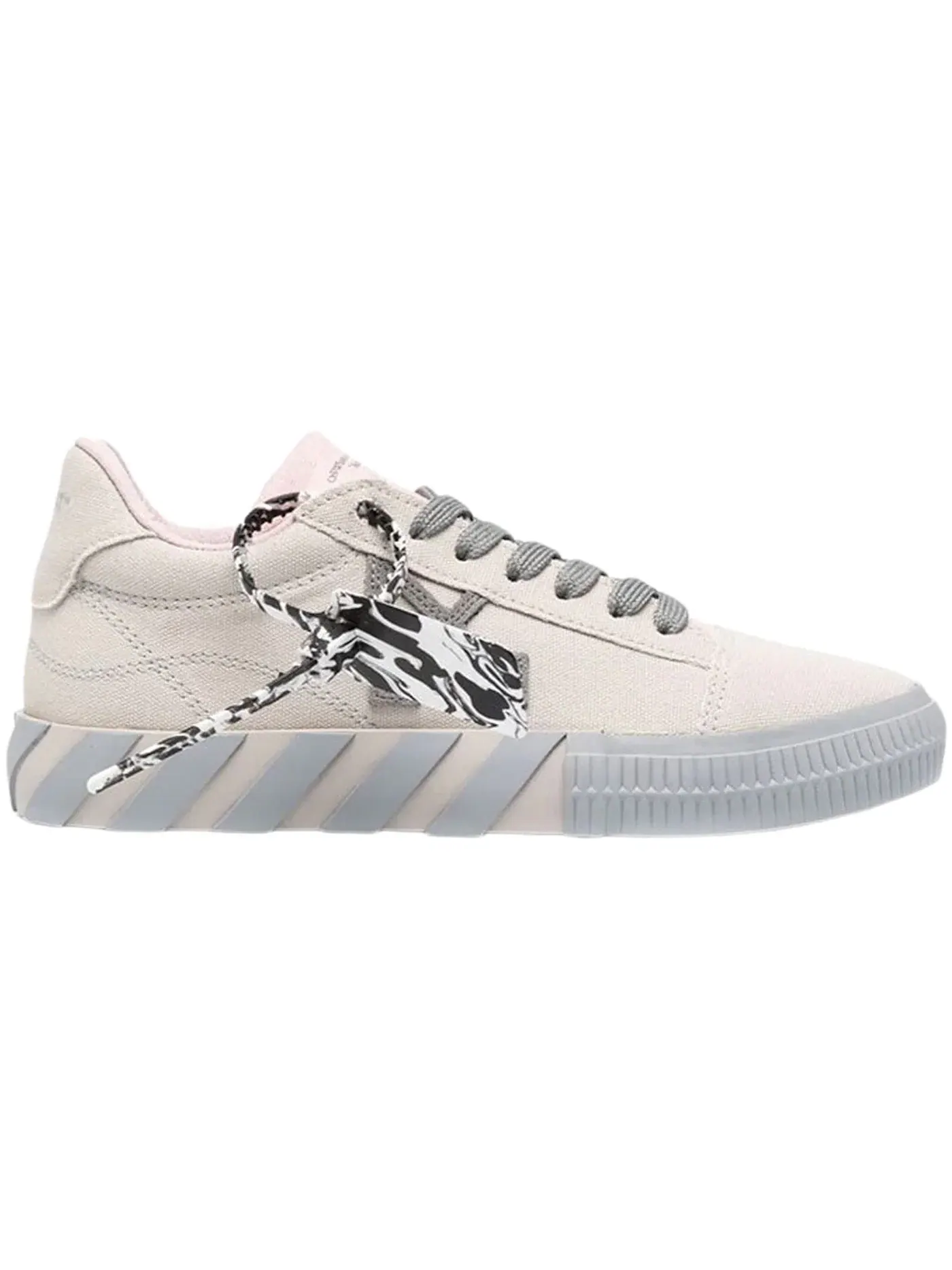 Женские кроссовки с низким верхом OFF-WHITE Vulc Low — изображение 1 из 1, бежевый/серый