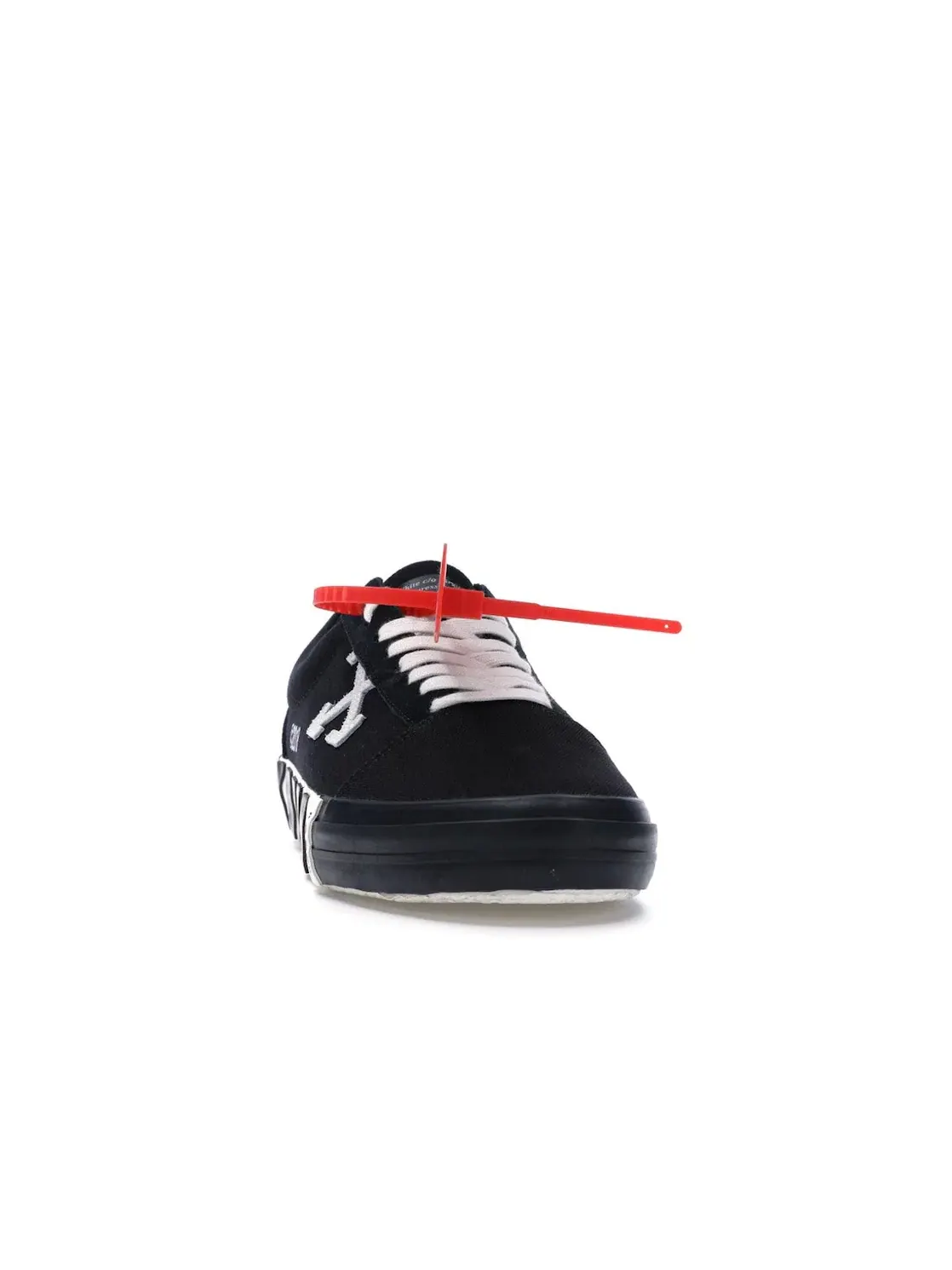 Мужские кеды с обновленными полосками OFF-WHITE Vulc Low — изображение 2 из 4, черный/белый