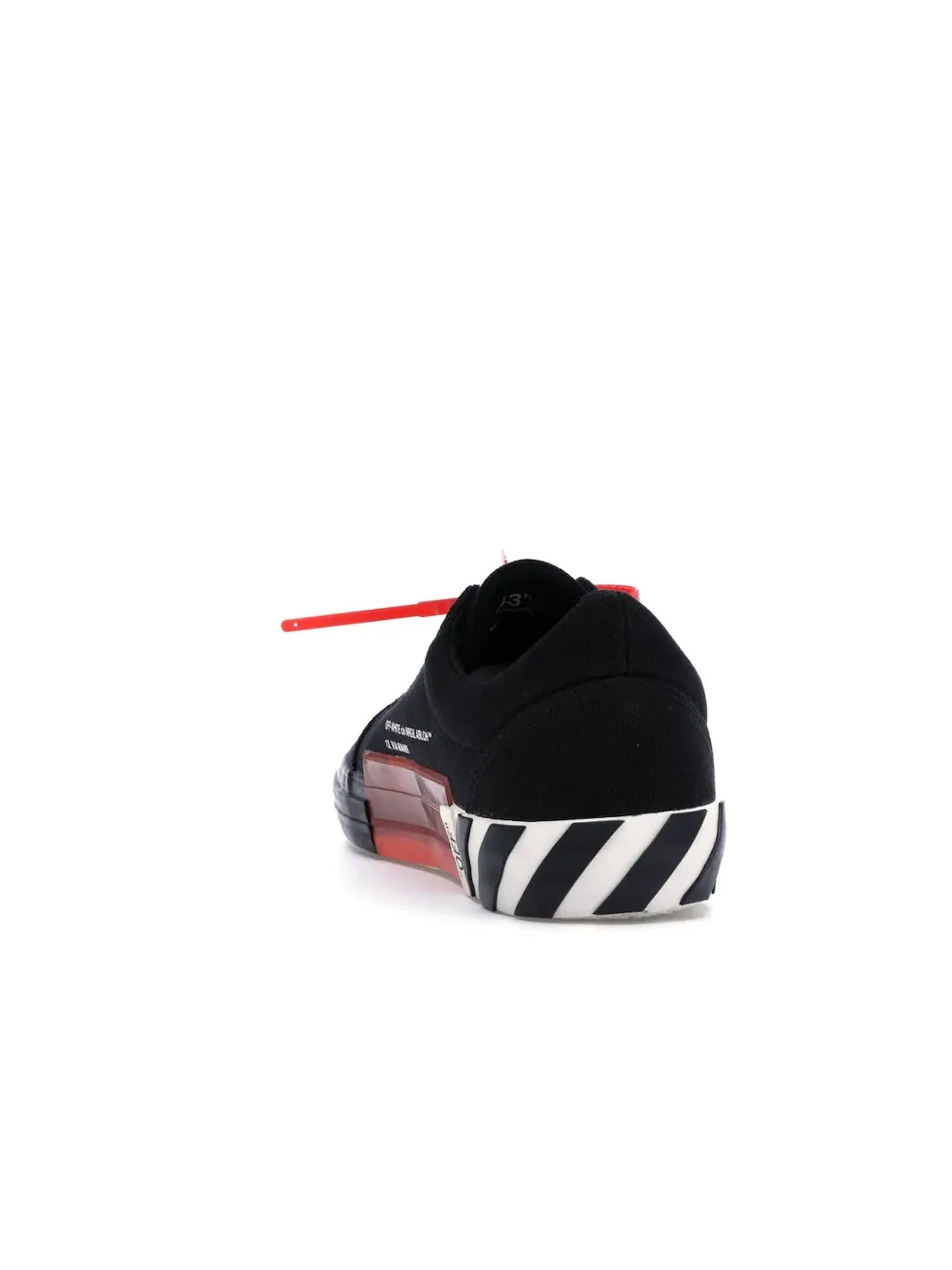 Мужские кеды с обновленными полосками OFF-WHITE Vulc Low — изображение 4 из 4, черный/белый