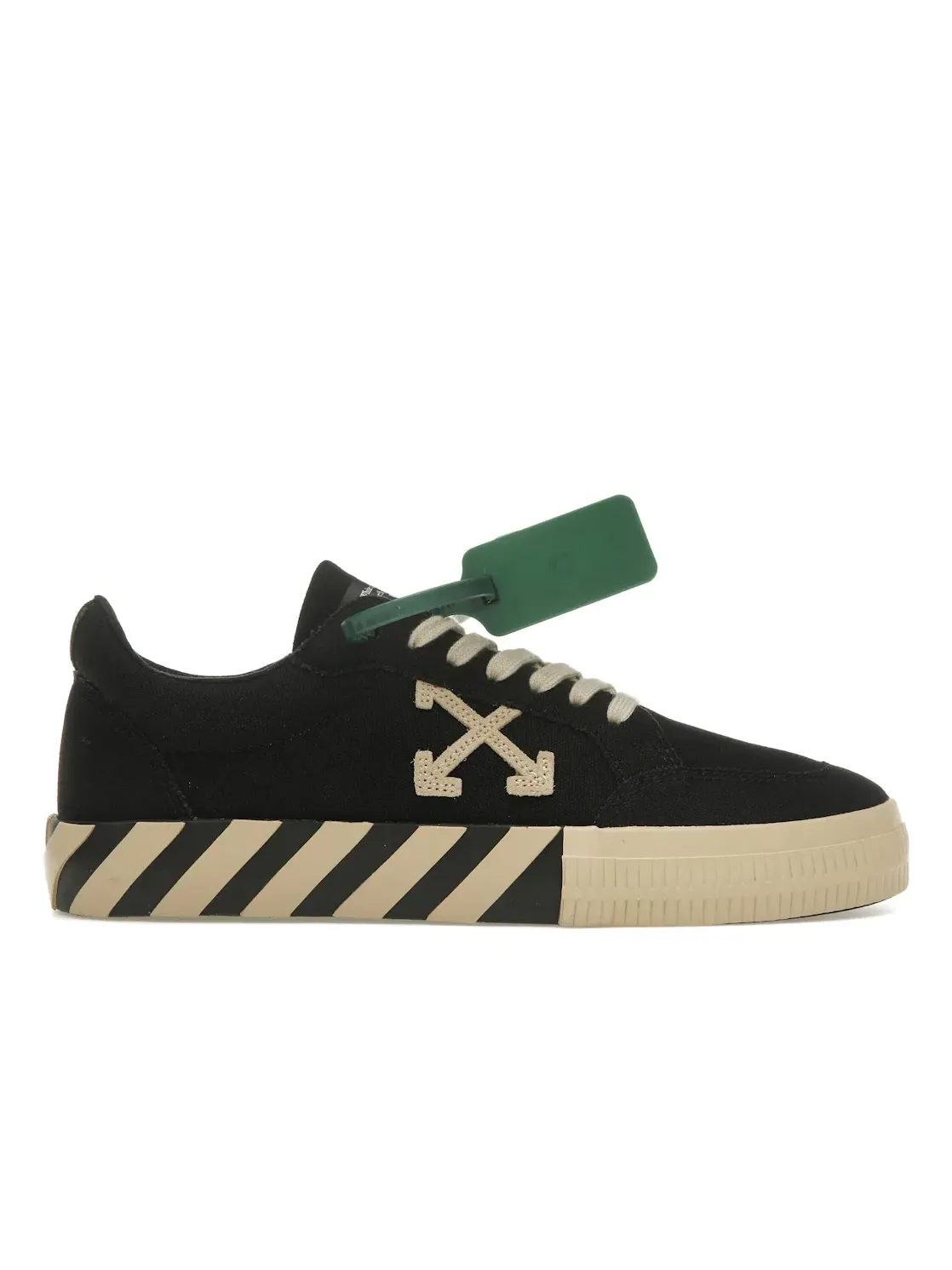 Мужские кроссовки с низким верхом OFF-WHITE Vulc Low OFF-WHITE — изображение 1 из 4, черный/бежевый/зеленый