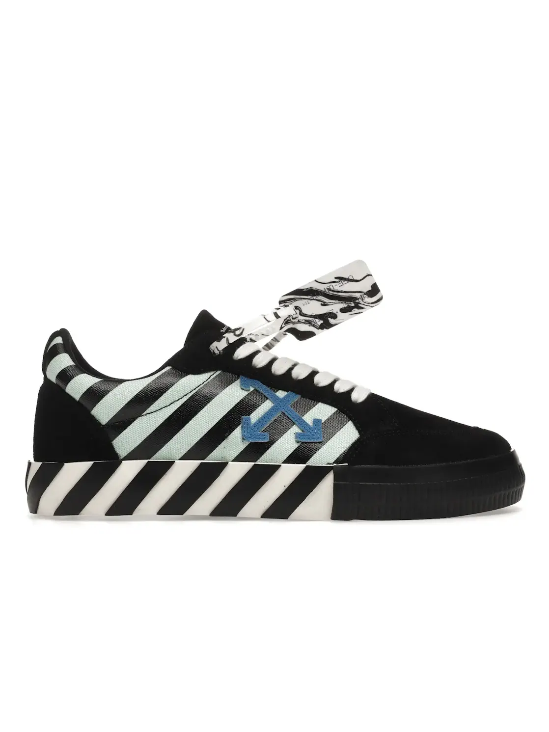 Мужские кроссовки с контрастным дизайном OFF-WHITE Vulc Low OFF-WHITE — изображение 1 из 4, черный/синий/белый