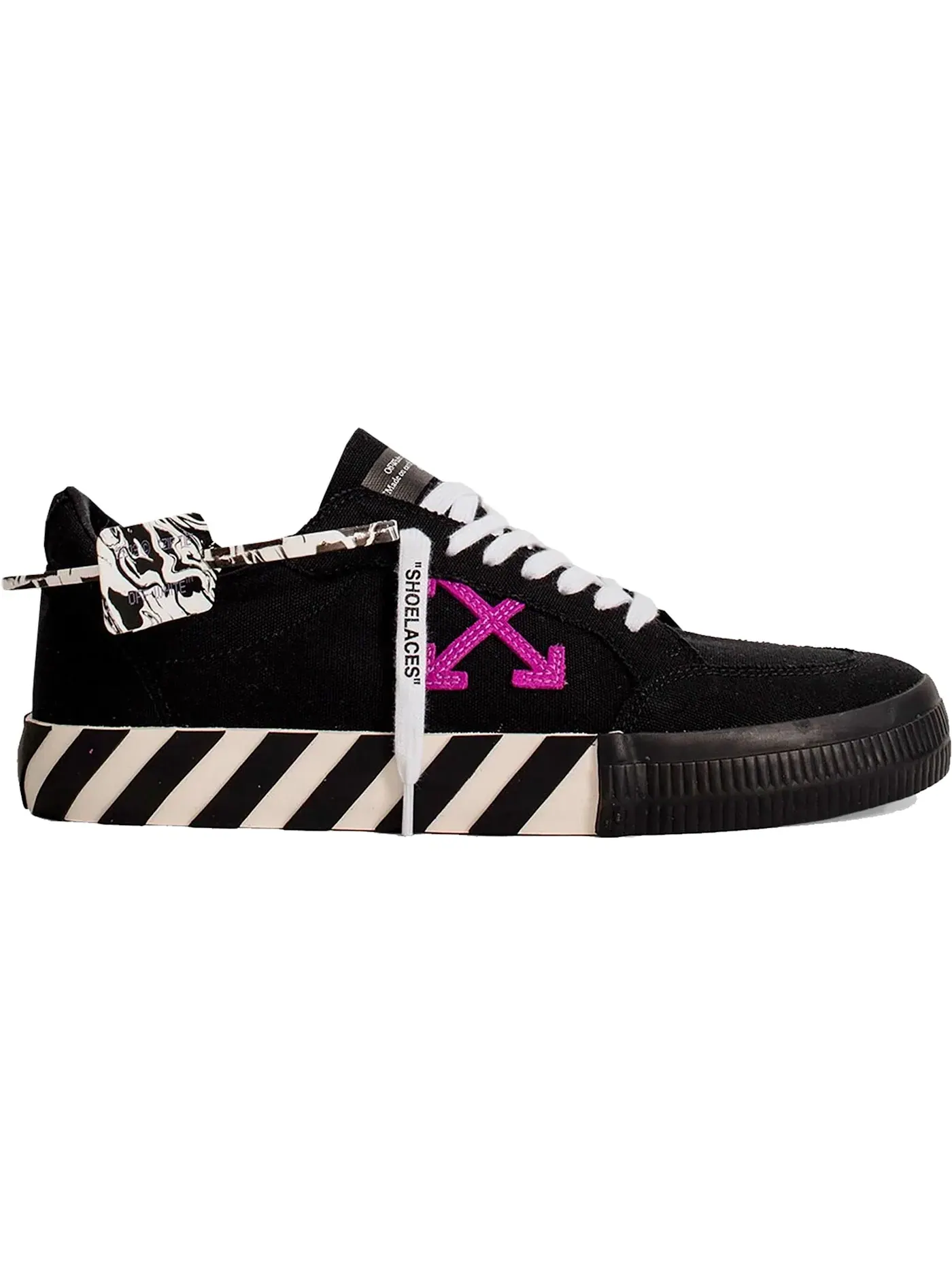 Мужские кроссовки с цветовым блокированием OFF-WHITE Vulc Low — изображение 1 из 1, черный