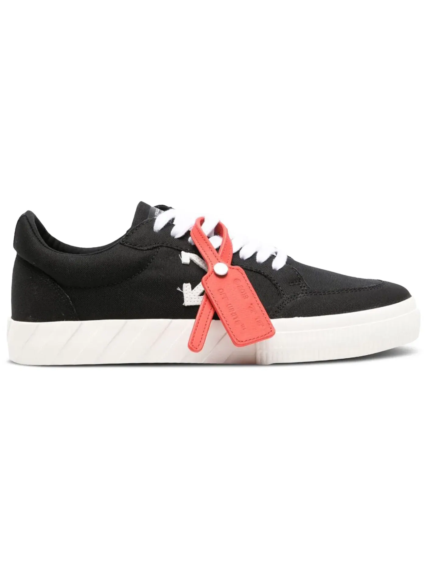Мужские кроссовки с логотипом OFF-WHITE Vulc Low OFF-WHITE — изображение 1 из 1, черный/белый