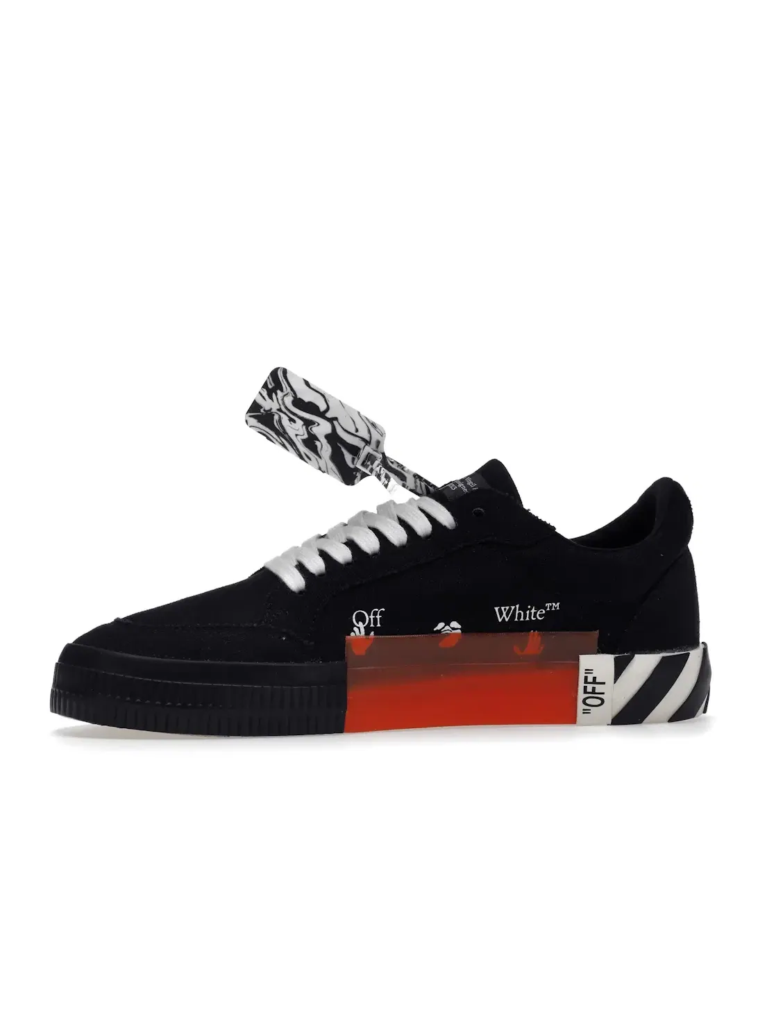 Мужские кроссовки с принтом OFF-WHITE Vulc Low OFF-WHITE — изображение 3 из 4, черный/черный/белый