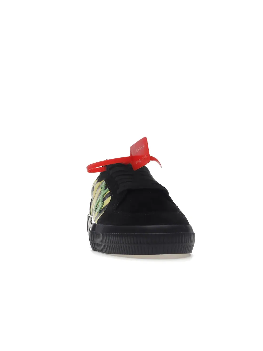 Мужские кроссовки с уникальным цветовым решением OFF-WHITE Vulc Low OFF-WHITE — изображение 2 из 4, черный/желтый-зеленый