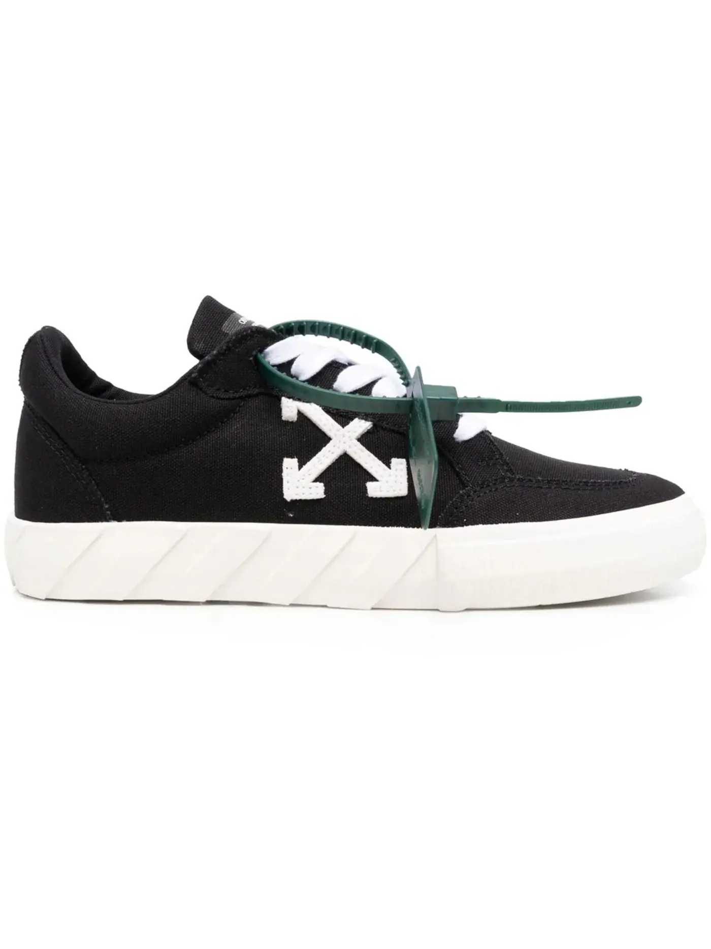 Женские кеды Vulc Low Canvas OFF-WHITE — изображение 1 из 1, черный/белый