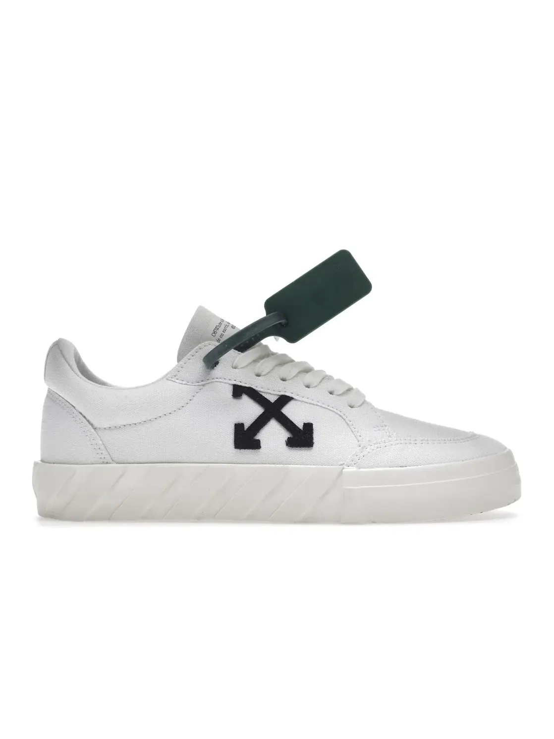 Мужские кеды Vulc Low Canvas OFF-WHITE — изображение 1 из 4, белый/белый/черный