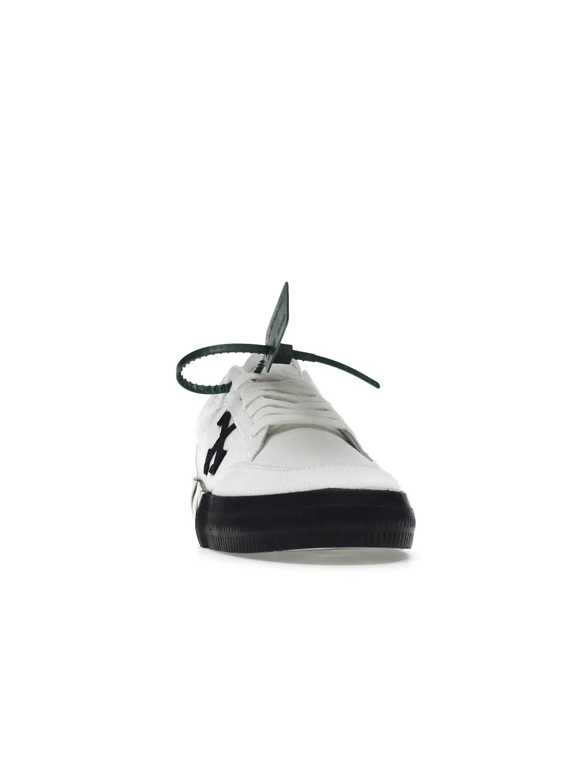 Мужские кроссовки с низким верхом OFF-WHITE Vulc Low Canvas — изображение 2 из 4, белый черный