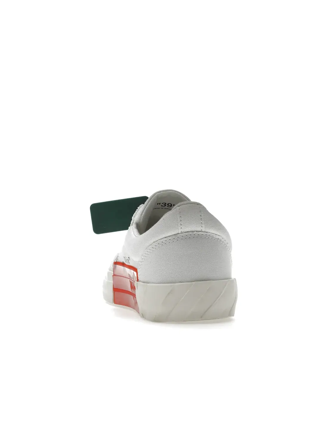Женские кеды с низким верхом OFF-WHITE Vulc Low Canvas — изображение 4 из 4, белый/черный