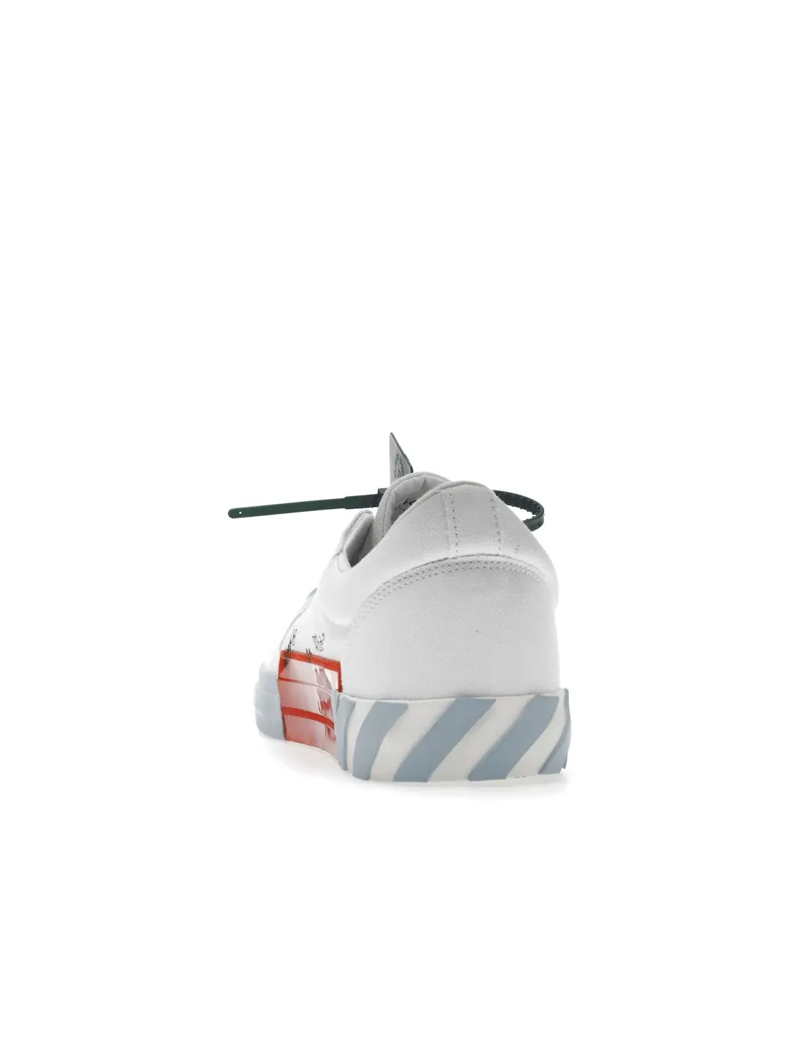 Мужские кроссовки повседневные с канвасом OFF-WHITE Vulc Low — изображение 4 из 4, белый/светлый синий