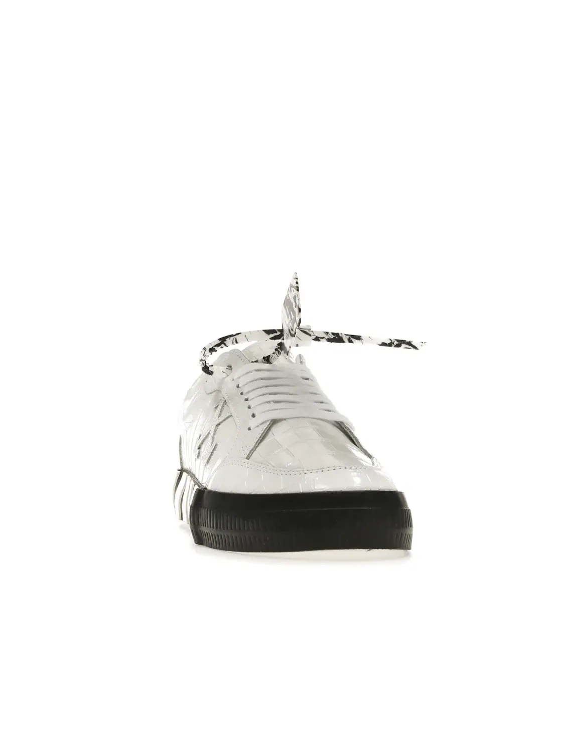 Мужские кроссовки кожаные OFF-WHITE Vulc Low OFF-WHITE — изображение 2 из 4, белый/черный