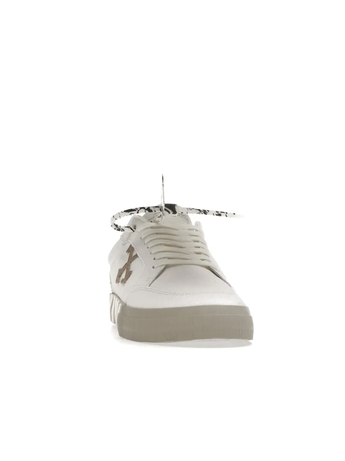 Мужские кроссовки с парусиновым верхом OFF-WHITE Vulc Low Eco Canvas OFF-WHITE — изображение 2 из 4, белый/серый