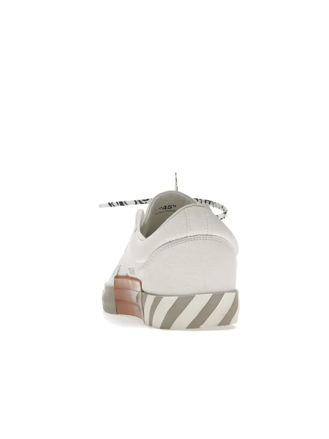 Мужские кроссовки с парусиновым верхом OFF-WHITE Vulc Low Eco Canvas OFF-WHITE — изображение 4 из 4, белый/серый