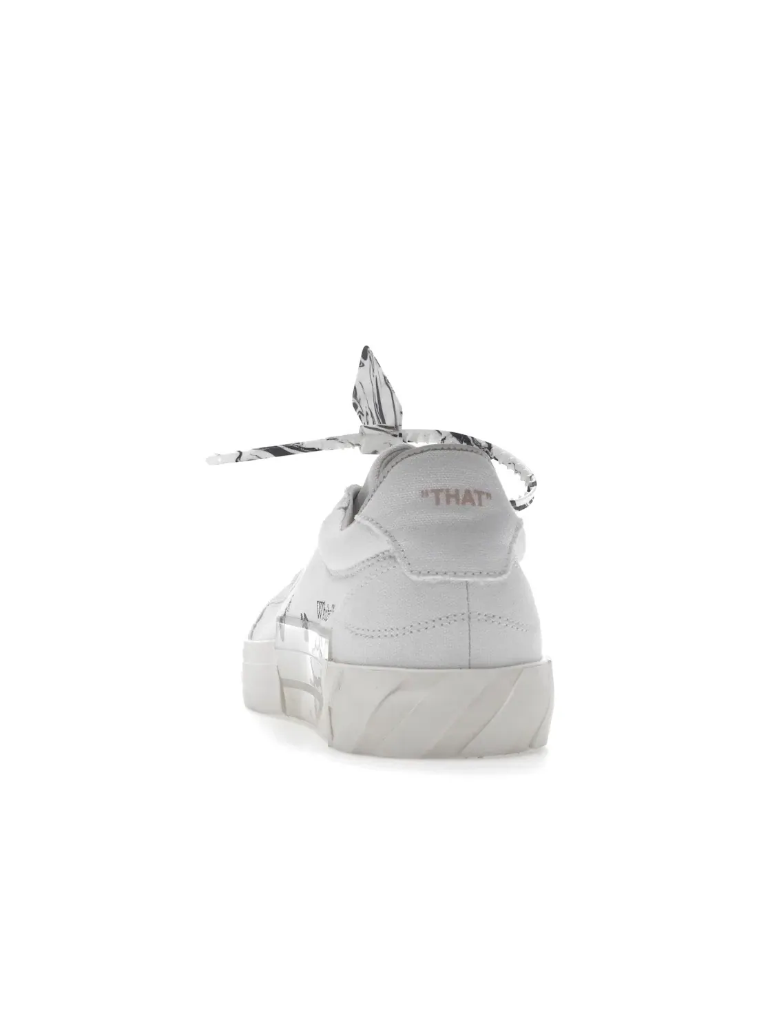 Женские кеды с канвасом OFF-WHITE Vulc Low Eco Canvas — изображение 4 из 4, белый/розовый