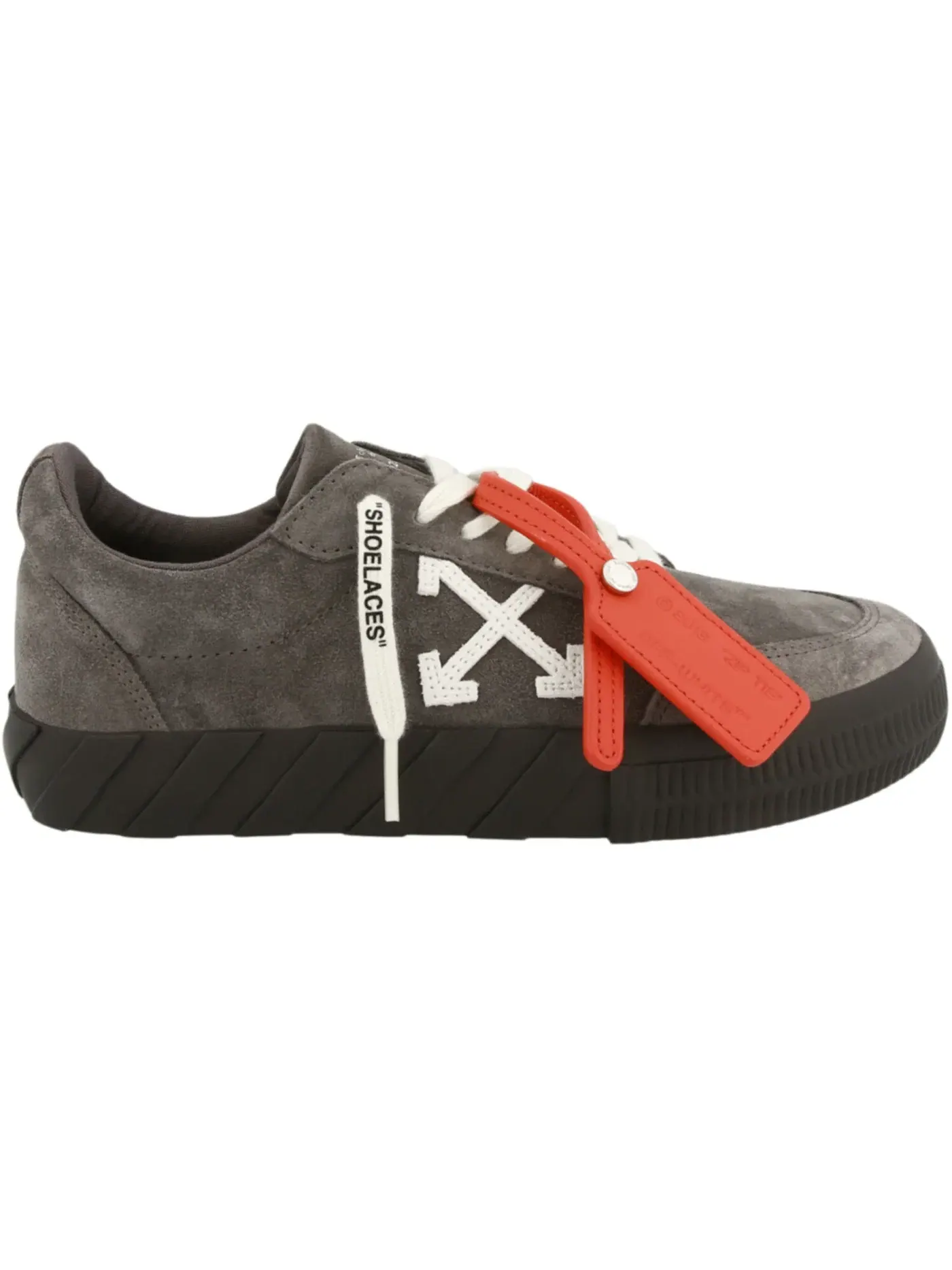 Мужские кеды из замши Vulc Low OFF-WHITE — изображение 1 из 1, серый/белый/черный