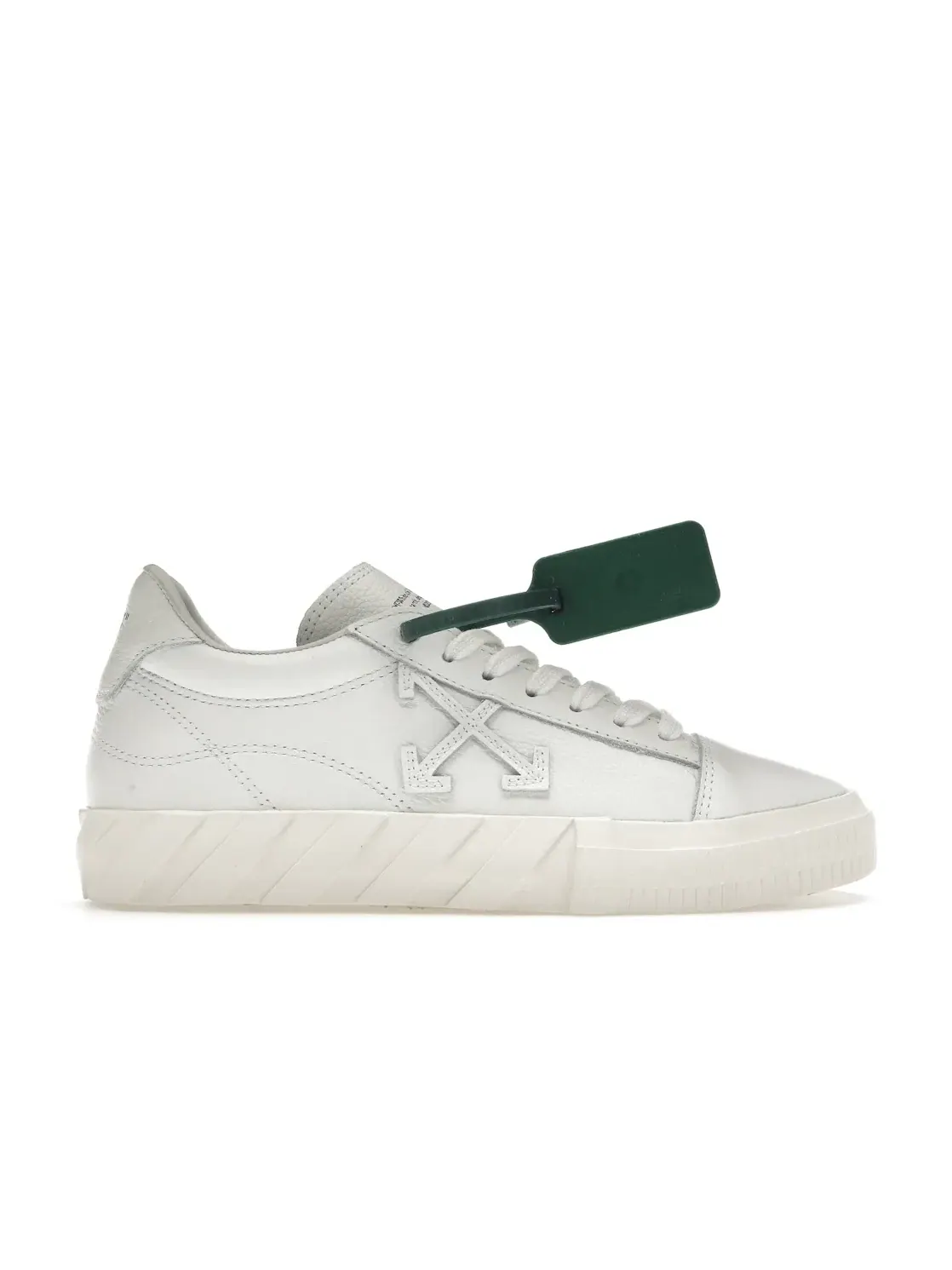 Женские кеды Vulc Low Leather OFF-WHITE — изображение 1 из 4, белый белый