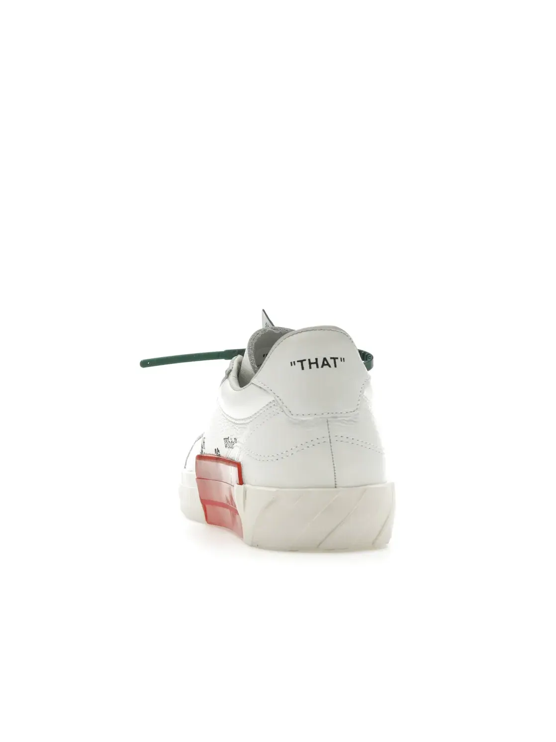 Женские кеды Vulc Low Leather OFF-WHITE — изображение 4 из 4, белый белый