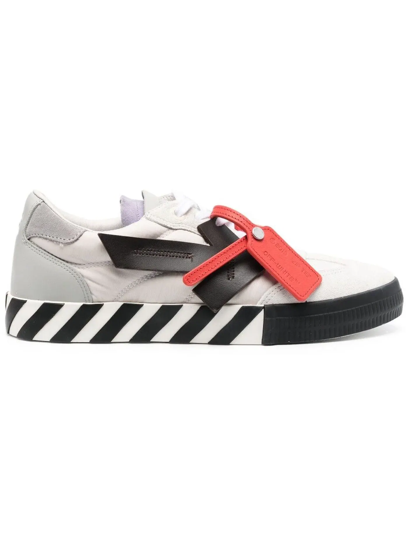 Мужские кеды с логотипом OFF-WHITE Vulc Low OFF-WHITE — изображение 1 из 1, белый/черный