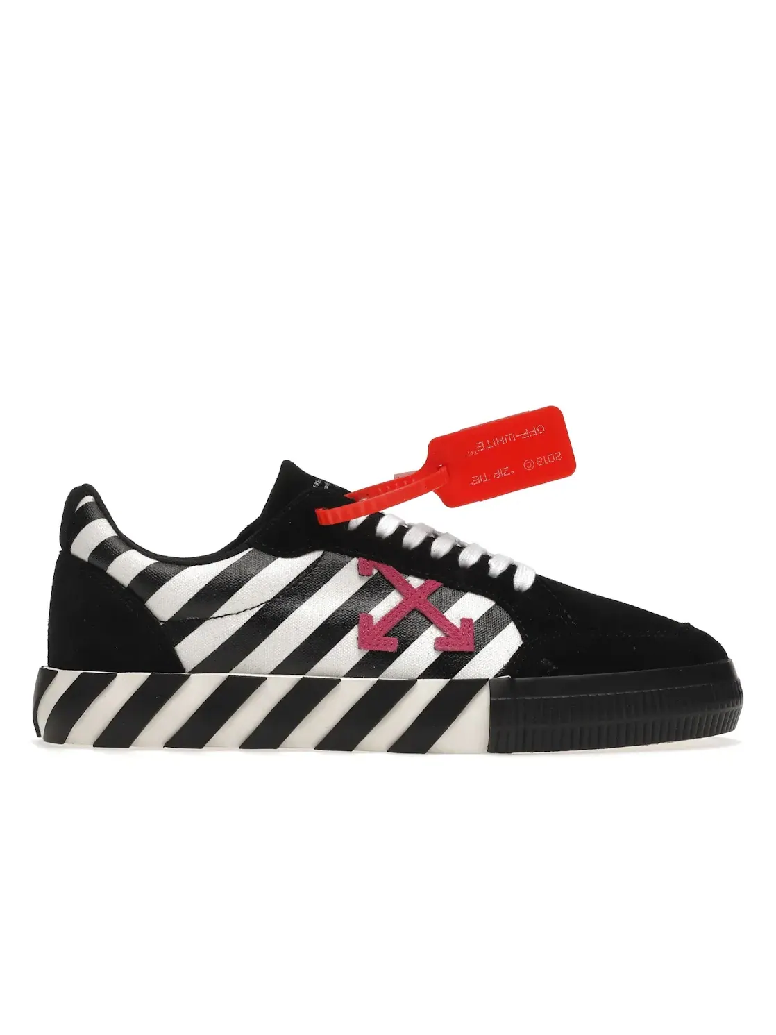 Мужские кроссовки на шнуровке OFF-WHITE Vulc Low — изображение 1 из 4, черный