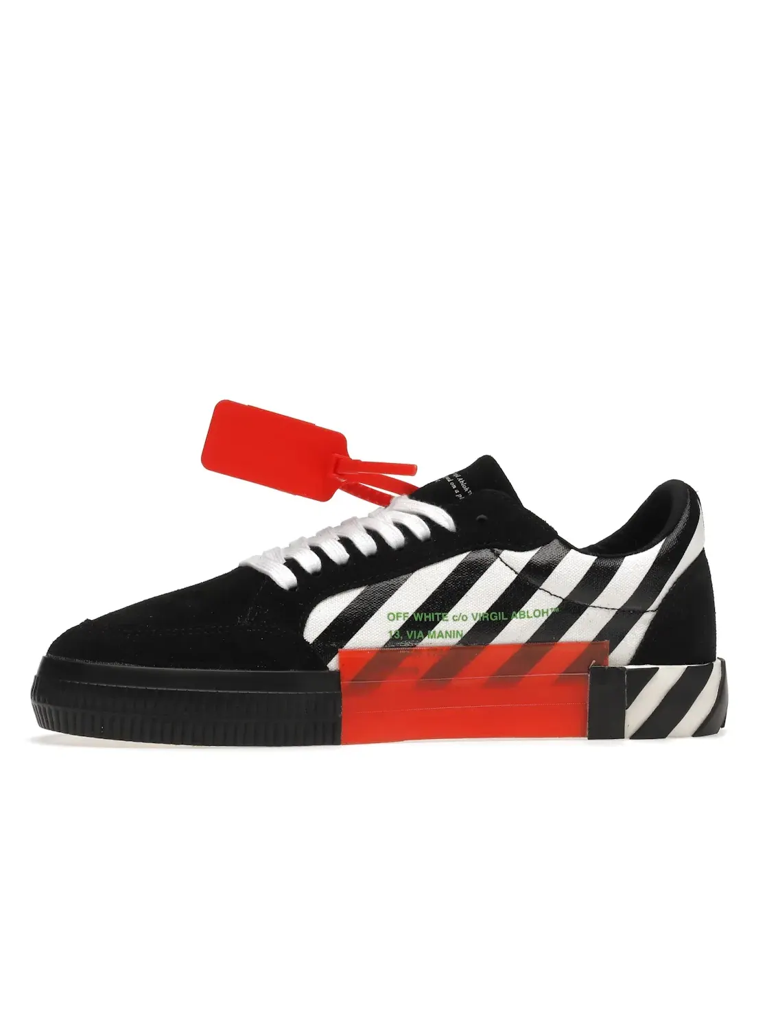 Мужские кроссовки на шнуровке OFF-WHITE Vulc Low — изображение 3 из 4, черный