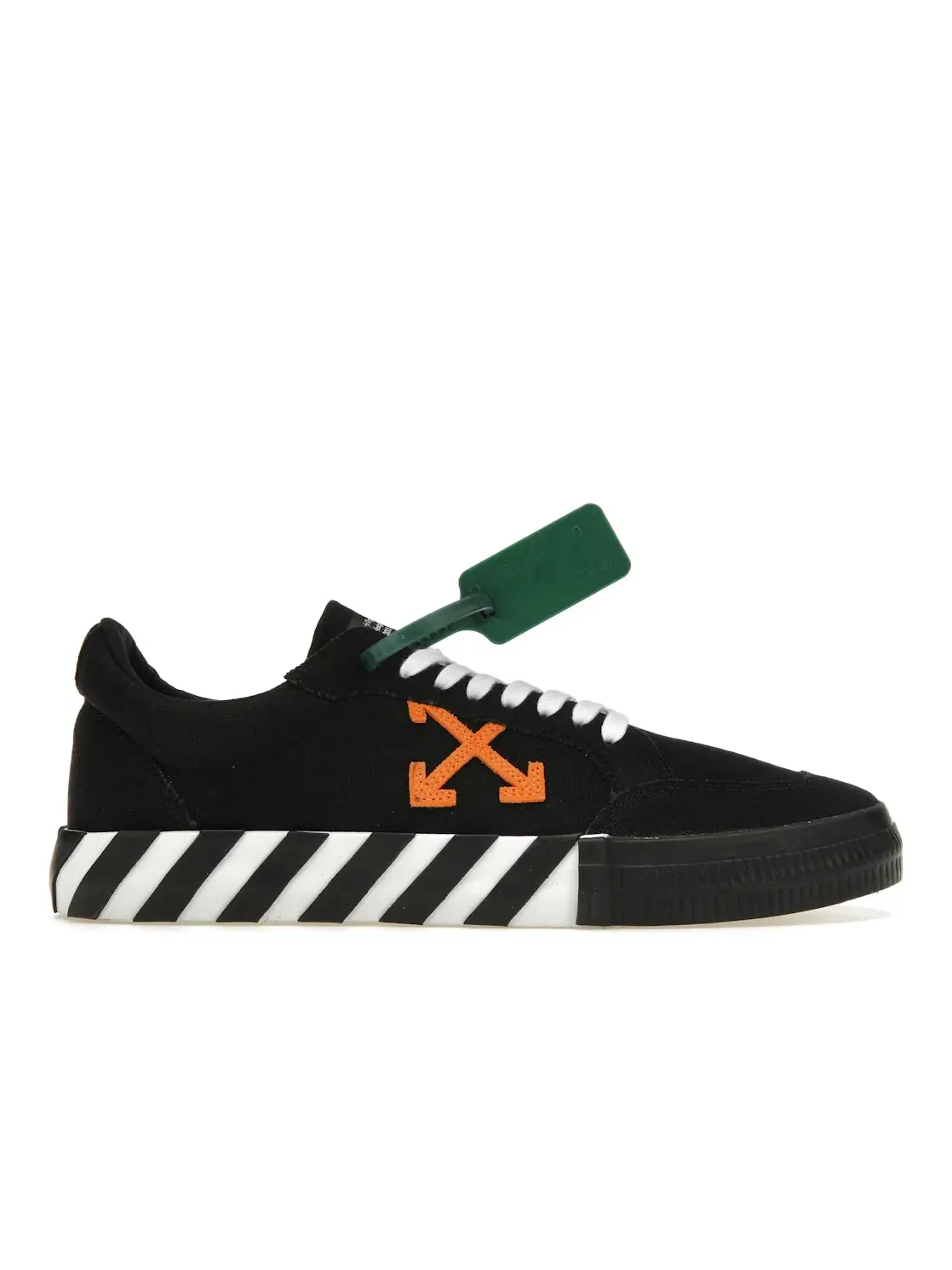 Мужские кроссовки низкие OFF-WHITE Vulc Low Top OFF-WHITE — изображение 1 из 4, черный оранжевый