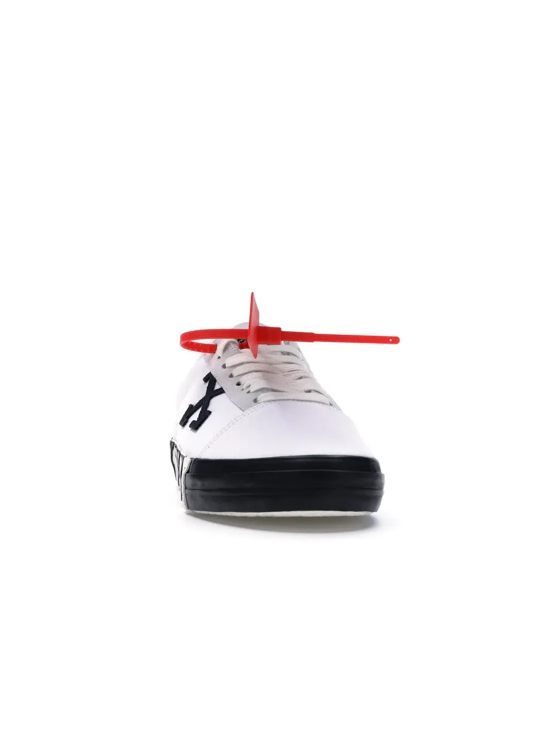 Мужские кеды с обновленными полосками OFF-WHITE Vulc Low OFF-WHITE — изображение 2 из 4, белый/черный