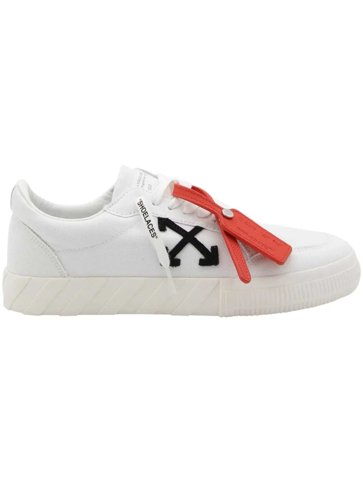 Мужские кеды с низким профилем OFF-WHITE Vulc Low OFF-WHITE — изображение 1 из 1, белый черный
